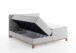 Boxspringbett >Catania< Liegefläche 180x200cm, hellgrau, Stellmaß: 182x116x211cm (BxHxT)