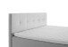 Boxspringbett >Catania< Liegefläche 180x200cm, hellgrau, Stellmaß: 182x116x211cm (BxHxT)