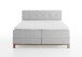 Boxspringbett >Catania< Liegefläche 180x200cm, hellgrau, Stellmaß: 182x116x211cm (BxHxT)