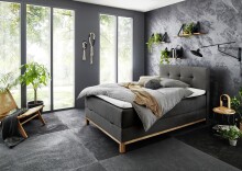 Boxspringbett >Catania< Liegefläche 120x200cm,...