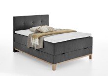 Boxspringbett >Catania< Liegefläche 120x200cm,...