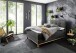 Boxspringbett >Catania< Liegefläche 120x200cm, anthrazit, Stellmaß: 122x116x211cm (BxHxT)