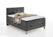 Boxspringbett >Catania< Liegefläche 140x200cm, anthrazit, Stellmaß: 142x116x211cm (BxHxT)