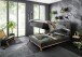 Boxspringbett >Catania< Liegefläche 140x200cm, anthrazit, Stellmaß: 142x116x211cm (BxHxT)