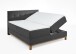 Boxspringbett >Catania< Liegefläche 160x200cm, anthrazit, Stellmaß: 162x116x211cm (BxHxT)