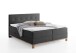 Boxspringbett >Catania< Liegefläche 160x200cm, anthrazit, Stellmaß: 162x116x211cm (BxHxT)
