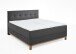 Boxspringbett >Catania< Liegefläche 160x200cm, anthrazit, Stellmaß: 162x116x211cm (BxHxT)