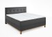 Boxspringbett >Catania< Liegefläche 180x200cm, anthrazit, Stellmaß: 182x116x211cm (BxHxT)