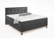Boxspringbett >Catania< Liegefläche 180x200cm, anthrazit, Stellmaß: 182x116x211cm (BxHxT)