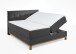 Boxspringbett >Catania< Liegefläche 180x200cm, anthrazit, Stellmaß: 182x116x211cm (BxHxT)