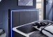 Boxspringbett >Colorado II< Liegefläche 140x200cm, schwarz / LED, Stellmaß: 152x121x211cm (BxHxT)