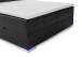 Boxspringbett >Colorado II< Liegefläche 180x200cm, schwarz / LED, Stellmaß: 192x121x211cm (BxHxT)