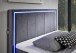 Boxspringbett >Colorado II< Liegefläche 120x200cm, anthrazit, Stellmaß: 132x121x211cm (BxHxT)