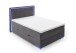 Boxspringbett >Colorado II< Liegefläche 120x200cm, anthrazit, Stellmaß: 132x121x211cm (BxHxT)