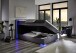 Boxspringbett >Colorado II< Liegefläche 140x200cm, anthrazit/ LED, Stellmaß: 152x121x211cm (BxHxT)