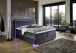 Boxspringbett >Colorado II< Liegefläche 180x200cm, anthrazit/ LED, Stellmaß: 192x121x211cm (BxHxT)