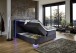 Boxspringbett >Colorado II< Liegefläche 180x200cm, anthrazit/ LED, Stellmaß: 192x121x211cm (BxHxT)