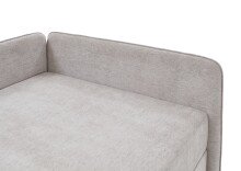 Polsterliege >Kiruna< Liegefläche 90x200cm, beige, Stellmaß: 102x87x214m (BxHxT)