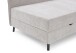 Polsterliege >Kiruna< Liegefläche 90x200cm, beige, Stellmaß: 102x87x214m (BxHxT)