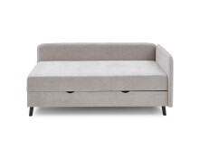 Polsterliege >Kiruna< Liegefläche 120x200cm, beige, Stellmaß: 132x87x214cm (BxHxT)