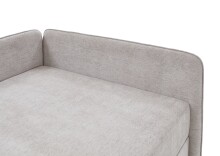 Polsterliege >Kiruna< Liegefläche 120x200cm, beige, Stellmaß: 132x87x214cm (BxHxT)