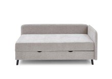 Polsterliege >Kiruna< Liegefläche 120x200cm, beige, Stellmaß: 132x87x214cm (BxHxT)