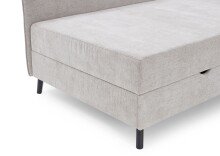 Polsterliege >Kiruna< Liegefläche 140x200cm, beige, Stellmaß: 152x87x214cm (BxHxT)