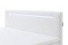 Boxspringbett >LAS VEGAS II< Liegefläche 160x200cm, weiß / LED, Stellmaß: 162x110x209cm (BxHxT)