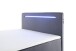 Boxspringbett >LAS VEGAS II< Liegefläche 140x200cm, anthrazit/ LED, Stellmaß: 142x110x209cm (BxHxT)