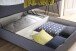 Boxspringbett >LAS VEGAS II< Liegefläche 140x200cm, anthrazit/ LED, Stellmaß: 142x110x209cm (BxHxT)