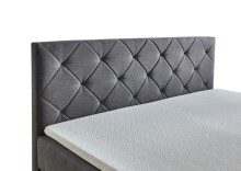 Boxbett >Leo< Liegefläche 160x200cm, anthrazit, Stellmaß: 162x115x209cm (BxHxT)