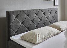 Boxbett >Leo< Liegefläche 160x200cm, anthrazit, Stellmaß: 162x115x209cm (BxHxT)