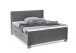 Boxspringbett >Messina< Liegefläche 180x200cm, hellgrau, Stellmaß: 182x120x213cm (BxHxT)