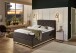 Boxspringbett >Messina< Liegefläche 140x200cm, anthrazit, Stellmaß: 142x120x213cm (BxHxT)