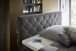 Boxspringbett >Messina< Liegefläche 160x200cm, anthrazit, Stellmaß: 162x120x213cm (BxHxT)