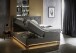 Boxspringbett >Messina< Liegefläche 180x200cm, anthrazit, Stellmaß: 182x120x213cm (BxHxT)