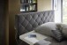 Boxspringbett >Messina< Liegefläche 180x200cm, anthrazit, Stellmaß: 182x120x213cm (BxHxT)