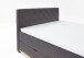Boxspringbett >Messina< Liegefläche 180x200cm, anthrazit, Stellmaß: 182x120x213cm (BxHxT)
