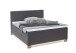 Boxspringbett >Messina< Liegefläche 180x200cm, anthrazit, Stellmaß: 182x120x213cm (BxHxT)