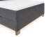 Boxspringbett >Messina< Liegefläche 180x200cm, anthrazit, Stellmaß: 182x120x213cm (BxHxT)