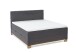 Boxspringbett >Messina< Liegefläche 180x200cm, anthrazit, Stellmaß: 182x120x213cm (BxHxT)