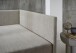 Polsterliege >Santos< Liegefläche 90x200cm, Farbe taupe, Stellmaß: 97x88x207cm (BxHxT)