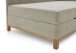 Polsterliege >Santos< Liegefläche 90x200cm, Farbe taupe, Stellmaß: 97x88x207cm (BxHxT)