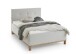 Polsterbett >Catania II< Liegefläche 140x200cm, Farbe beige - Stellmaß: 148x110x214cm (BxHxT)