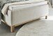 Polsterbett >Catania II< Liegefläche 140x200cm, Farbe beige - Stellmaß: 148x110x214cm (BxHxT)