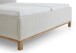 Polsterbett >Catania II< Liegefläche 180x200cm, Farbe beige - Stellmaß: 188x110x214cm (BxHxT)