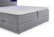 Boxspringbett >Caja< Liegefläche 160x200cm, hellgrau, Stellmaß: 167x111x216cm (BxHxT)