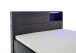 Boxspringbett >Caja< Liegefläche 120x200cm, anthrazit, Stellmaß: 127x111x216cm (BxHxT)