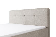 Polsterbett >Smart< Liegefläche 180x200cm, taupe, Stellmaß: 189x110x214cm (BxHxT)