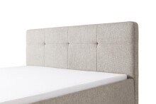 Polsterbett >Smart< Liegefläche 180x200cm, taupe, Stellmaß: 189x110x214cm (BxHxT)